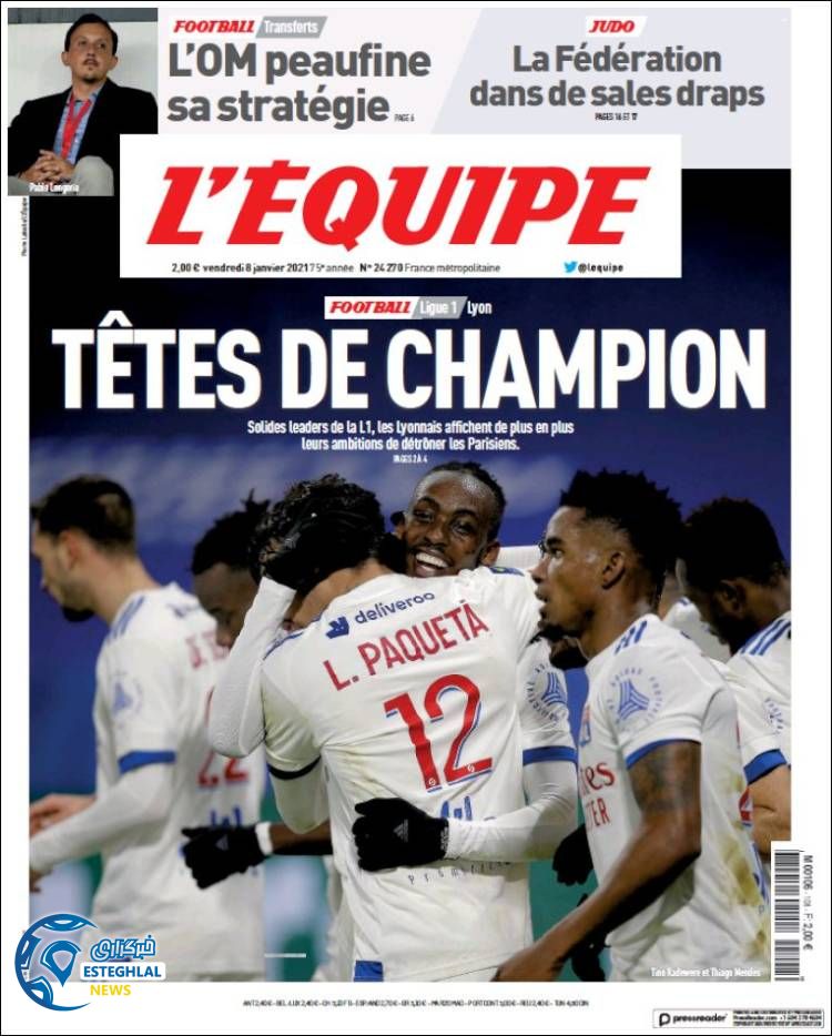 روزنامه ورزشی آاس جمعه 19 دی 1399