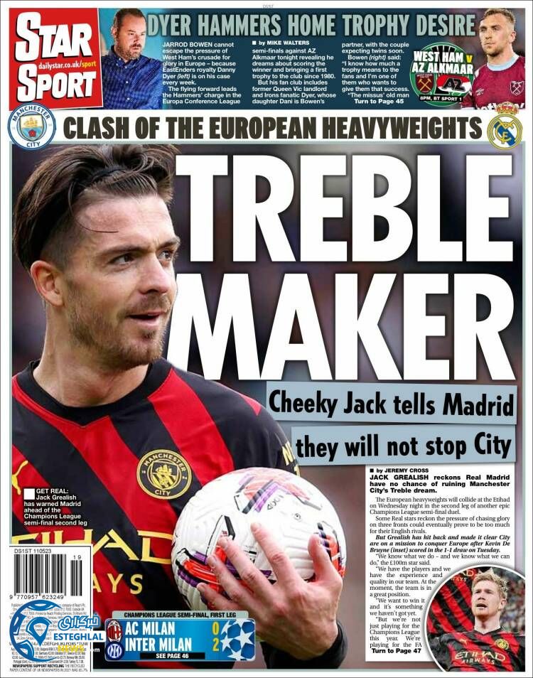 روزنامه ورزشی استار اسپورت پنجشنبه 21 اردیبهشت 1402 