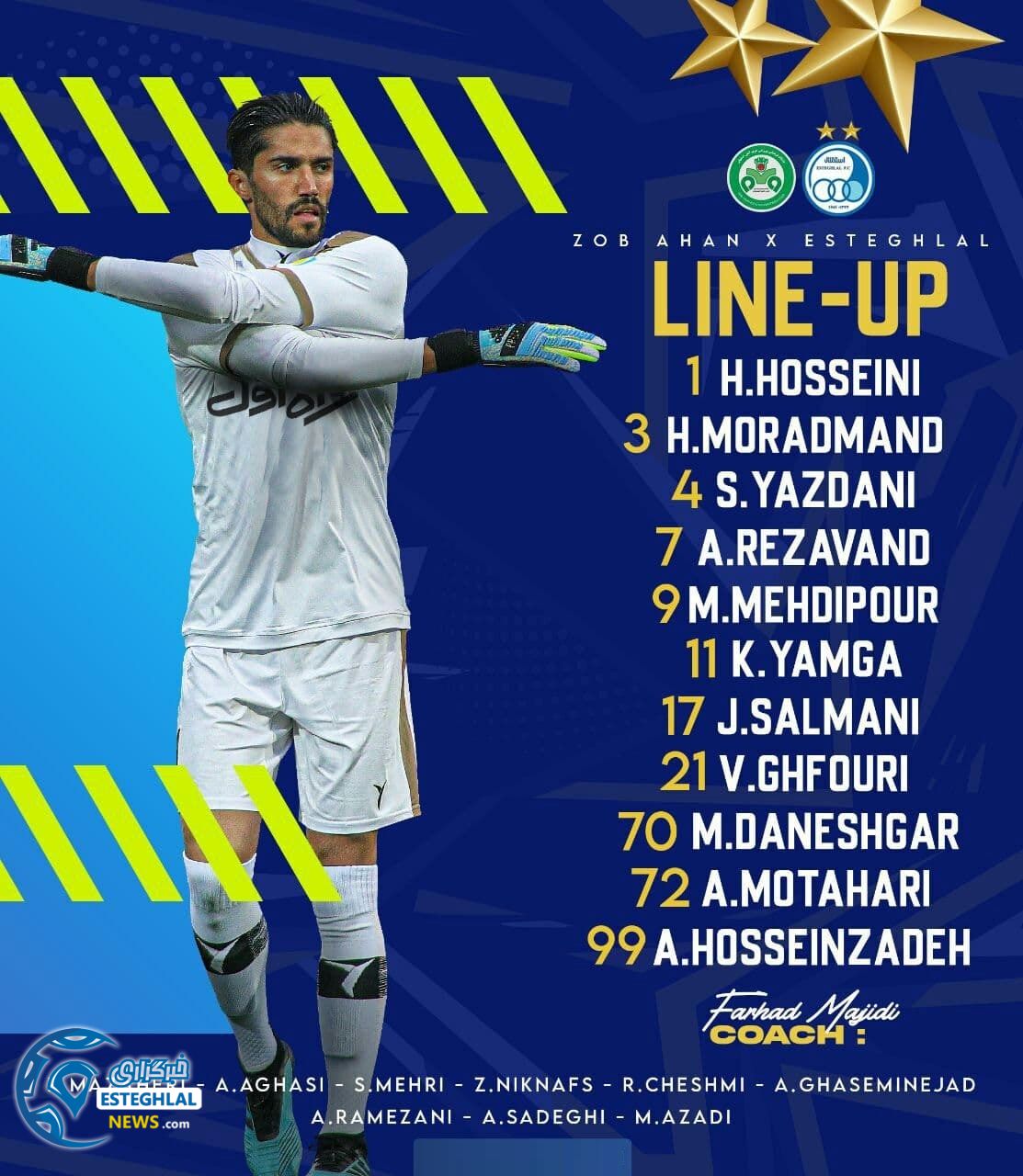 ترکیب استقلال مقابل ذوب آهن