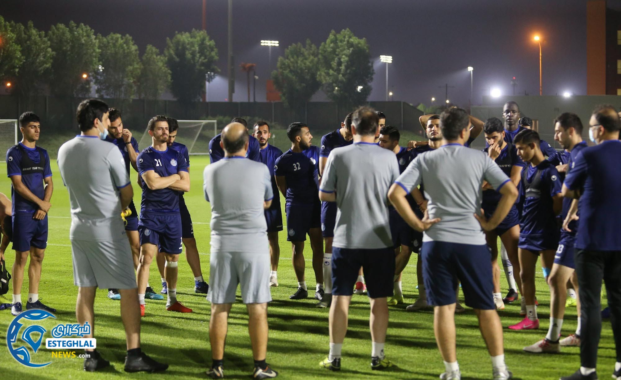 تمرین استقلال در دوحه