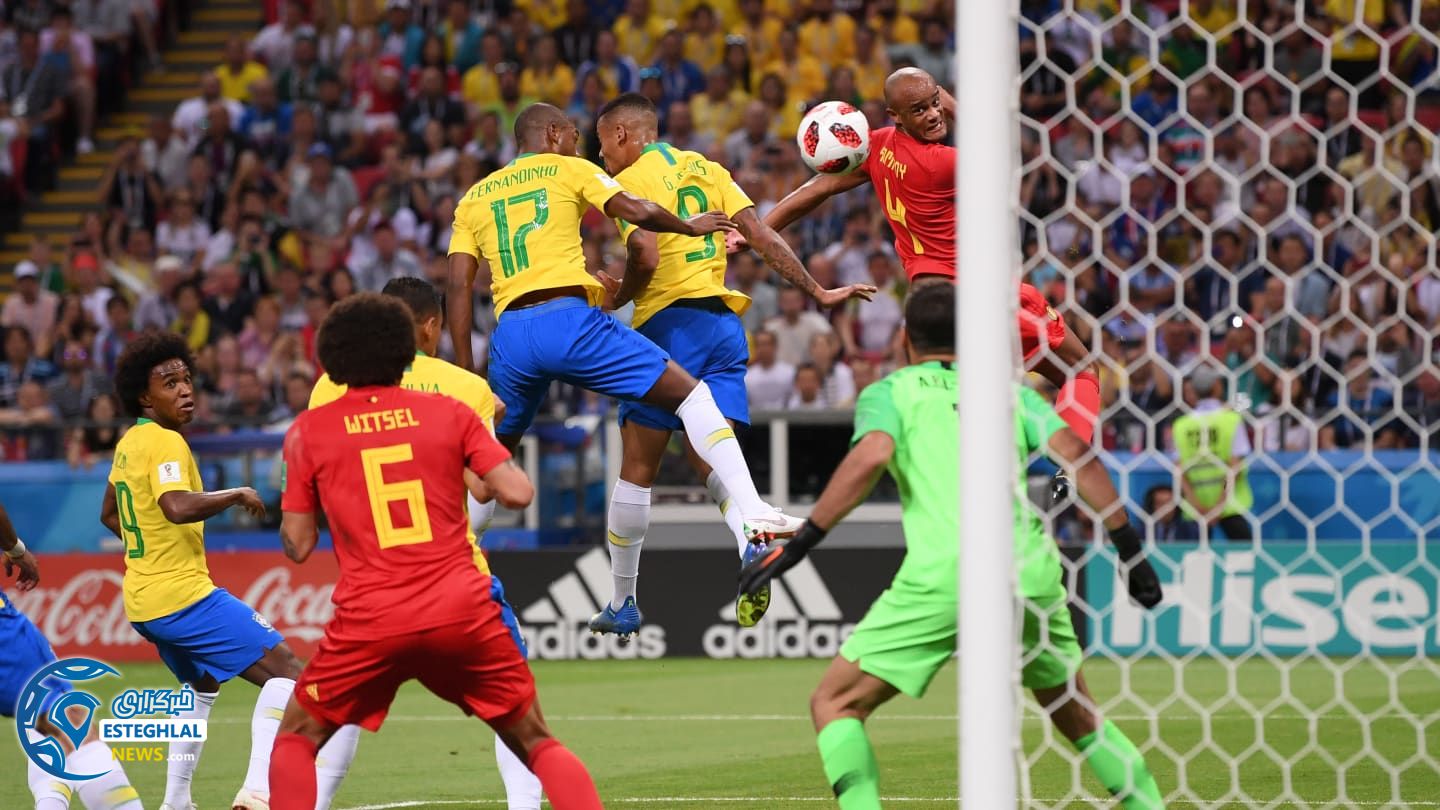 دیدار برزیل و بلژیک
