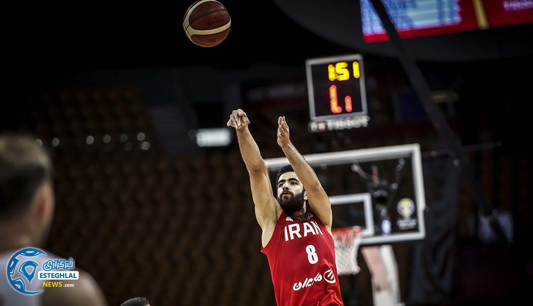 دیدار تیم ملی بسکتبال ایران و تونس