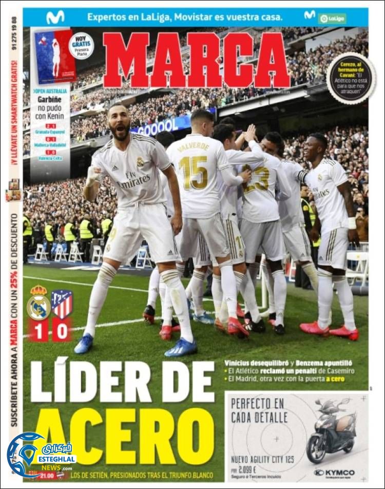 روزنامه ورزشی مارکا یکشنبه 13 بهمن 1398