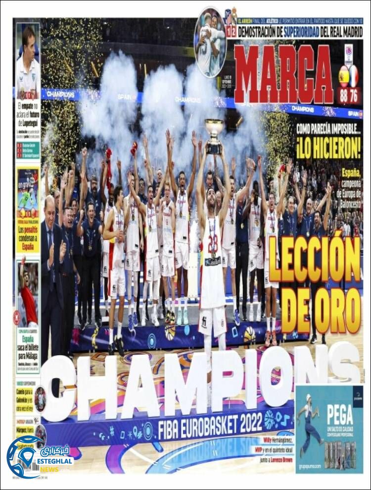 روزنامه ورزشی مارکا دوشنبه 28 شهریور 1401 