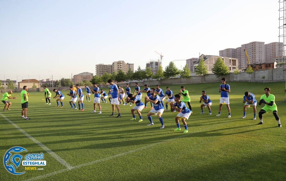 تمرین استقلال در اردوی ارمنستان