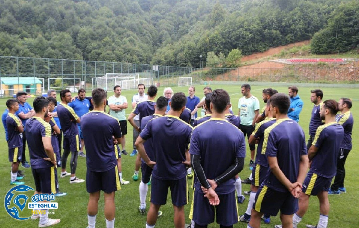 تمرین استقلال چهارشنبه 20 تیر 1397