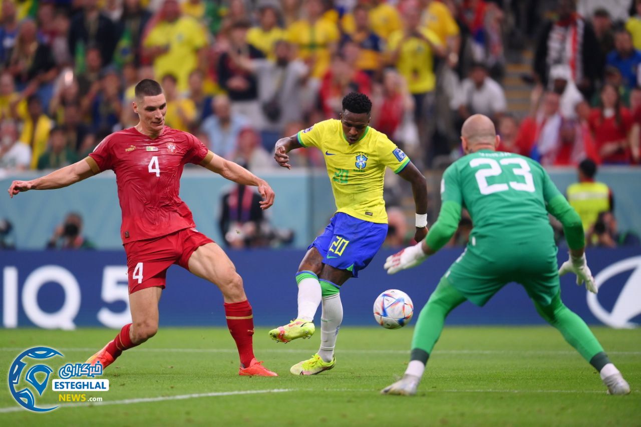 برزیل 2-0 صربستان