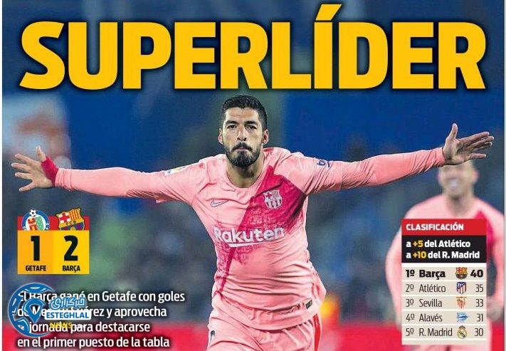 روزنامه های ورزشی جهان دوشنبه 17 دی 1397