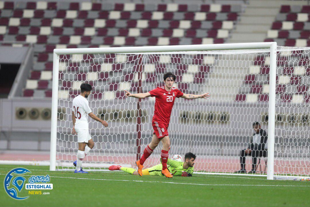 دیدار تدارکاتی تیم ملی ایران و قطر