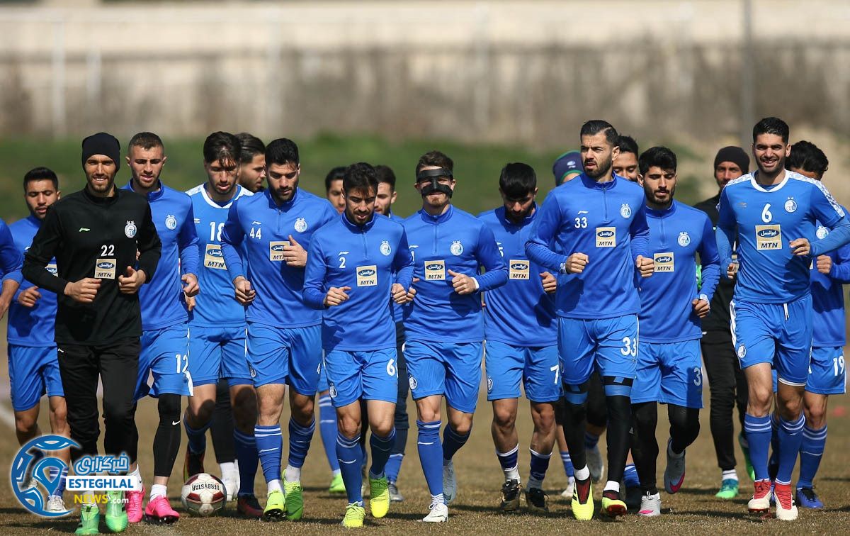 تمرین استقلال 25 بهمن  ماه 97