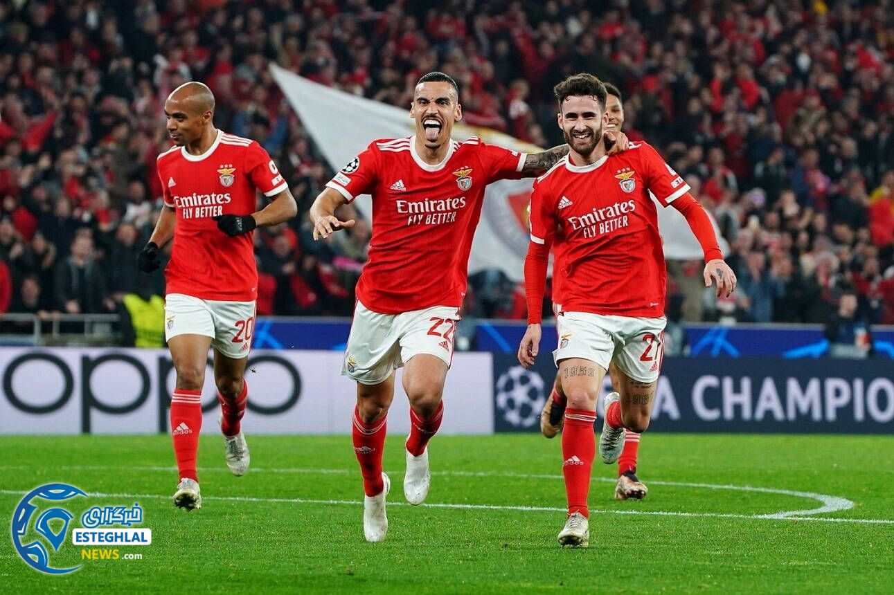 بنفیکا 5-1 کلوب بروژ