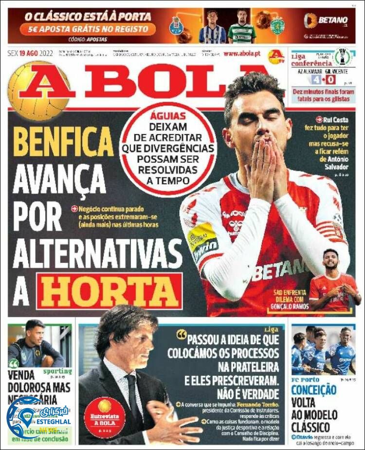 روزنامه ورزشی آبولا جمعه 28 مرداد 1401 