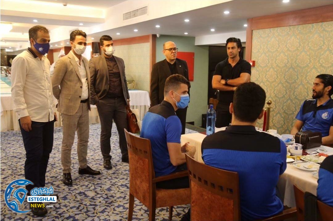 حضور سعادتمند در اردوی استقلال