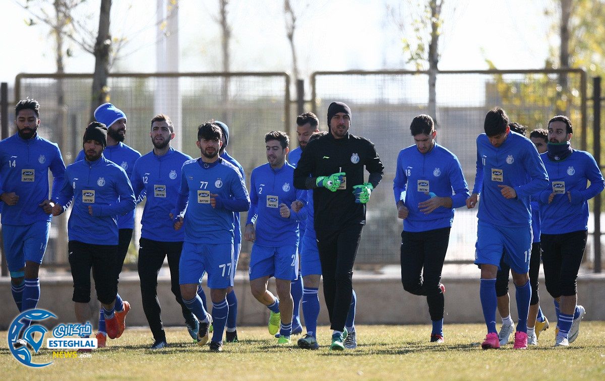 تمرین استقلال 20  دی ماه 97