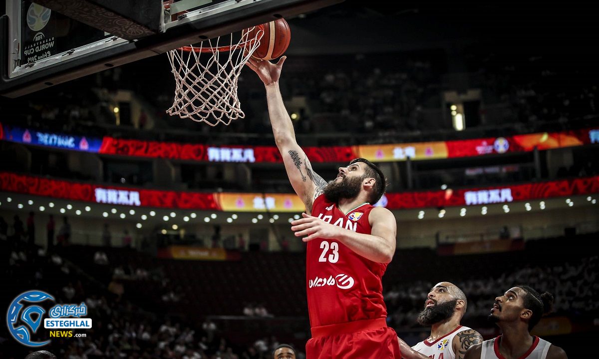 دیدار تیم ملی بسکتبال ایران و آنگولا