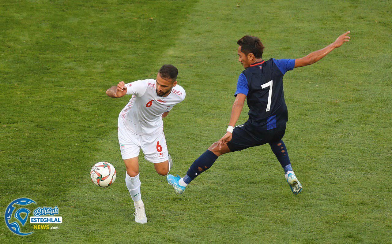 بازی تیم ملی ایران مقابل کامبوج