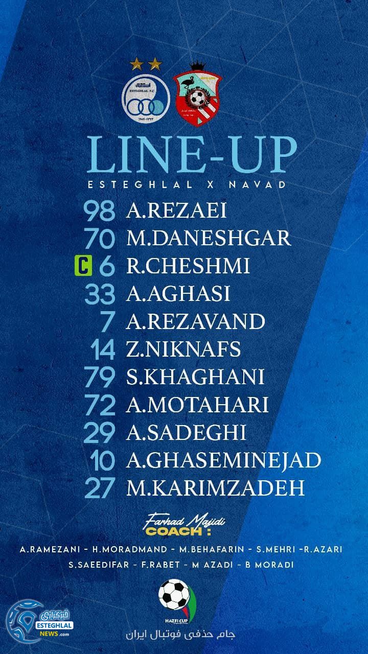 ترکیب استقلال مقابل نود ارومیه