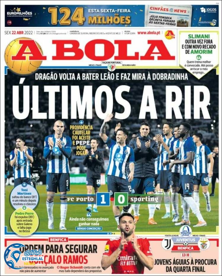 روزنامه ورزشی آبولا جمعه 2 اردیبهشت 1401