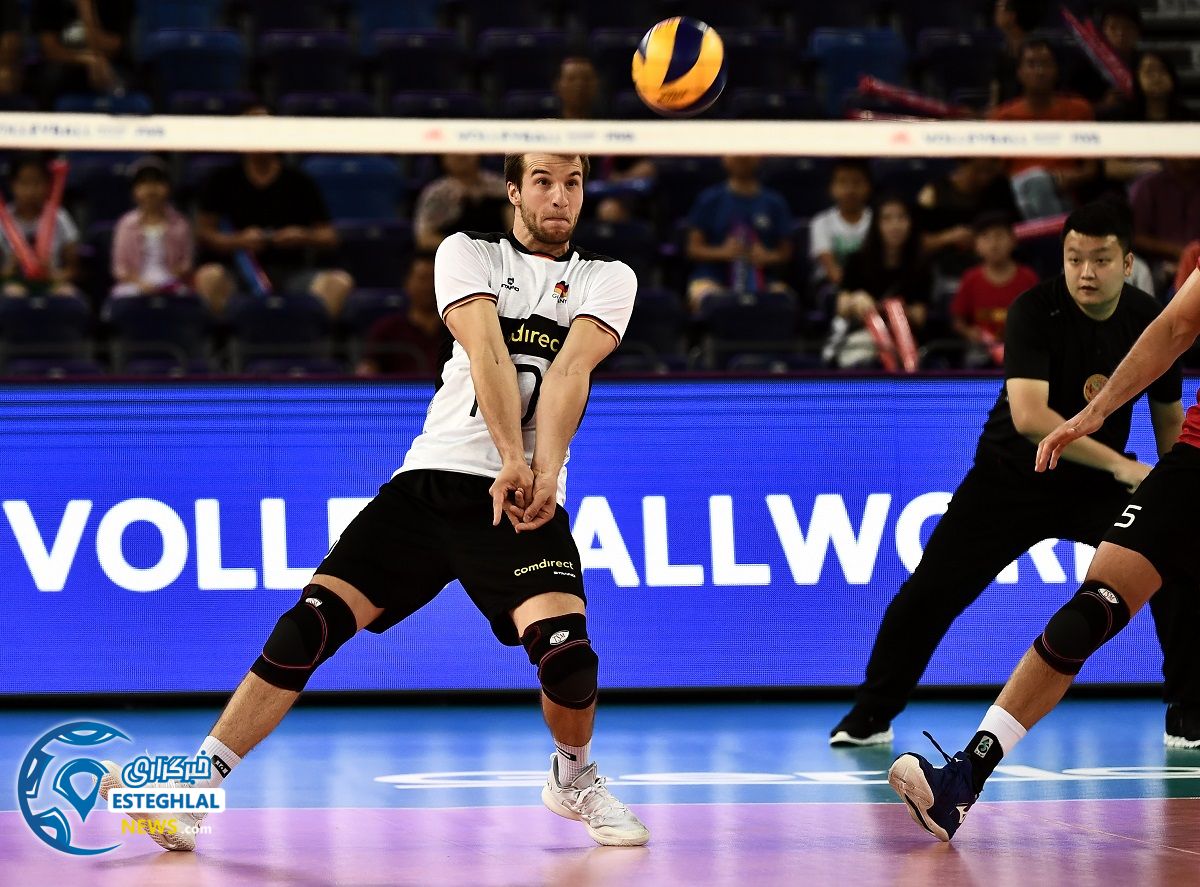 دیدار تیم ملی والیبال ایران و آلمان