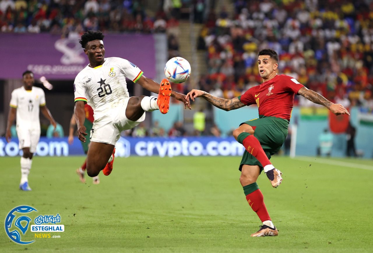 پرتغال 3-2 غنا&nbsp;
