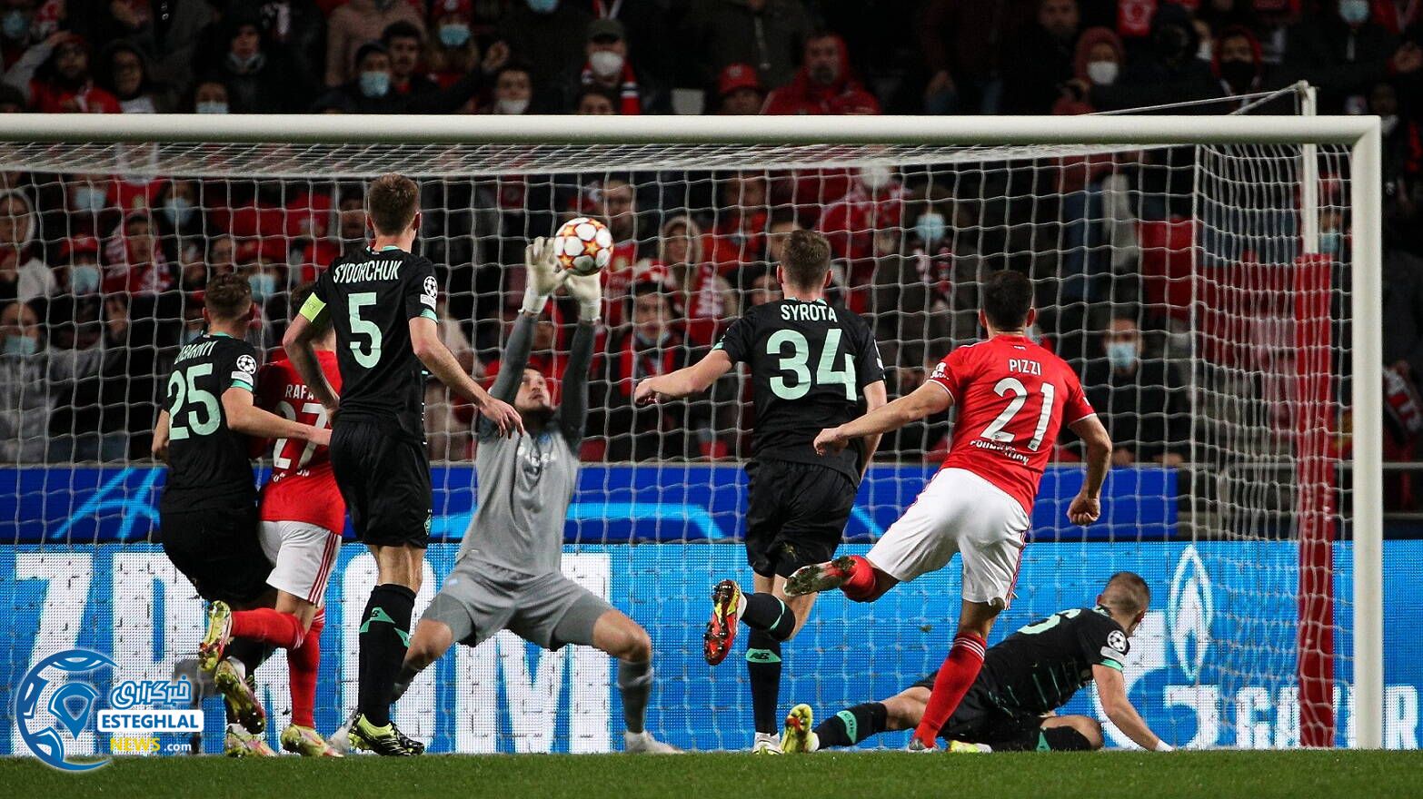  بنفیکا 2-0 دیناموکیف