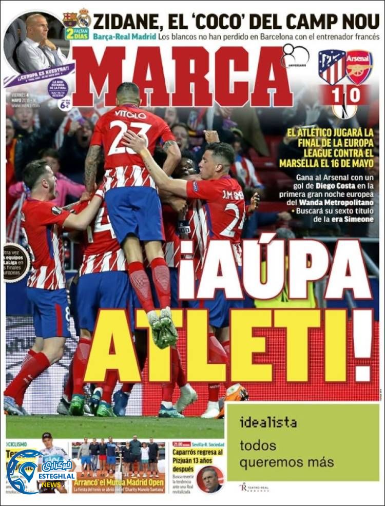 روزنامه ورزشی مارکا جمعه 14 اردیبهشت 1397