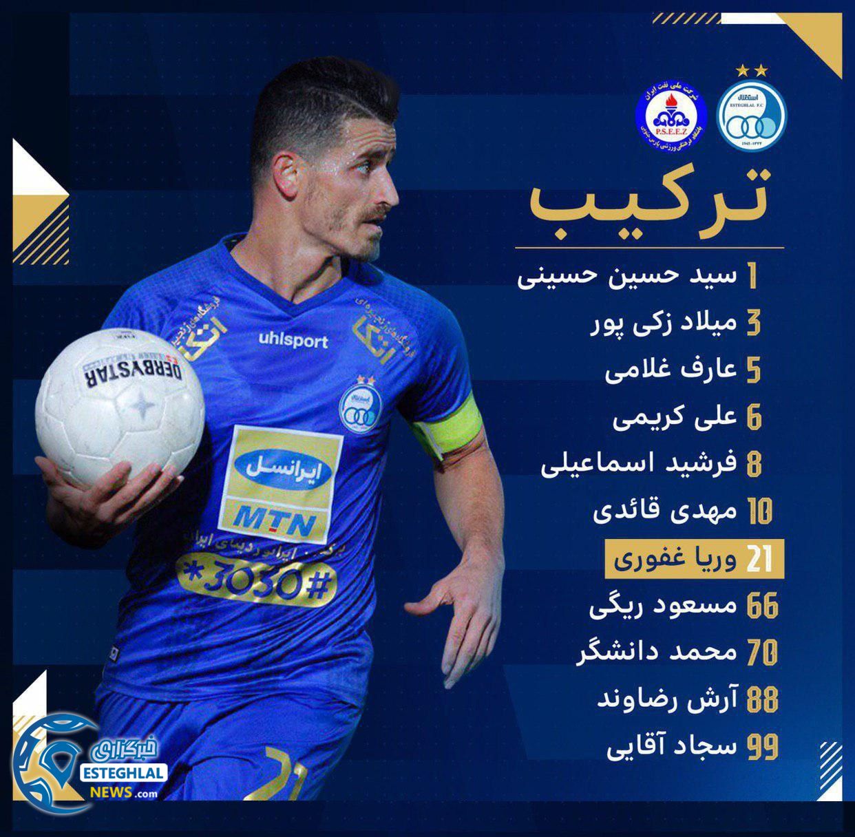 ترکیب استقلال مقابل پارس جم