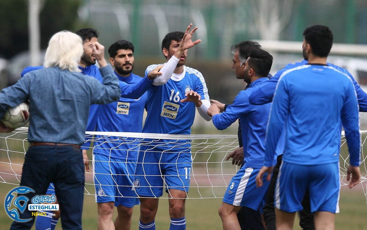 تمرین استقلال 23 اسفند ماه 97