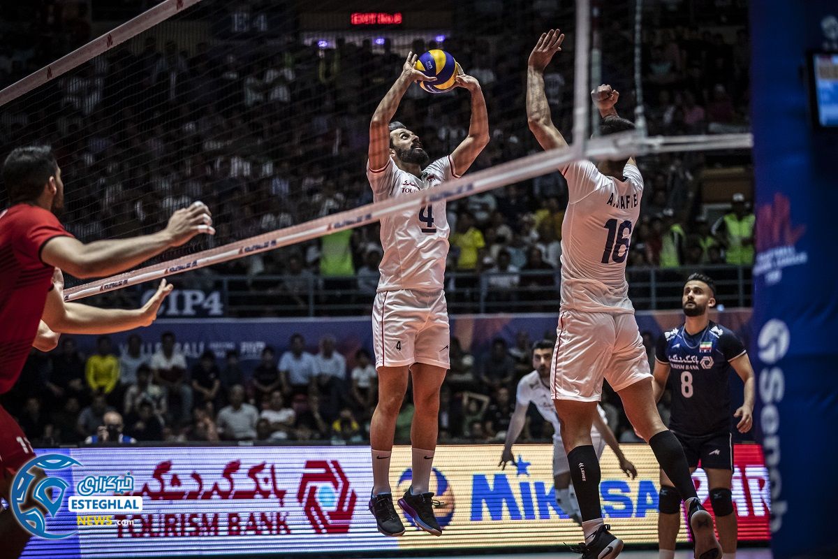 دیدار تیم های ملی والیبال ایران و پرتغال