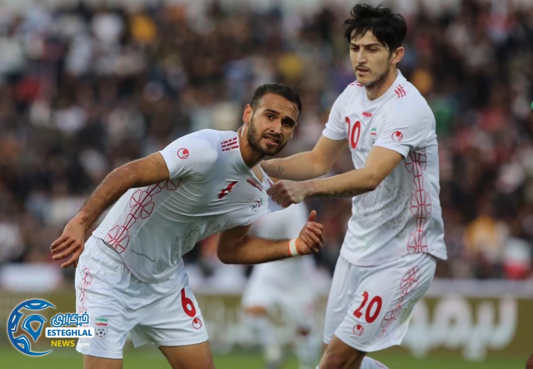دیدار تیم ملی فوتبال عراق و ایران