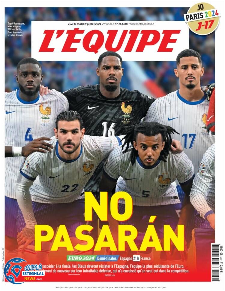 روزنامه ورزشی اکیپ سه شنبه 19 تیر 1403 