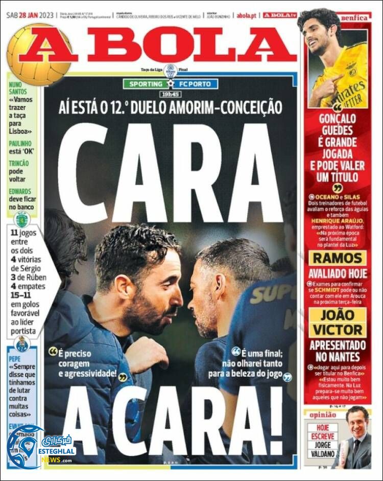 روزنامه ورزشی آبولا شنبه 8 بهمن 1401  