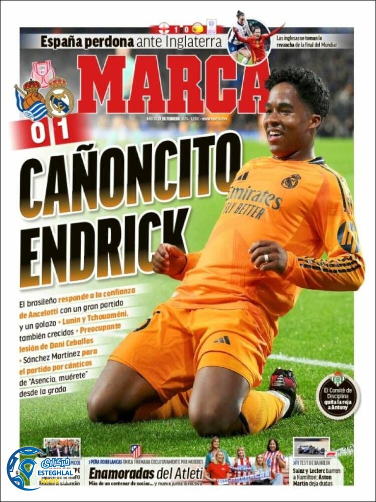 روزنامه ورزشی مارکا پنجشنبه 9 اسفند 1403 