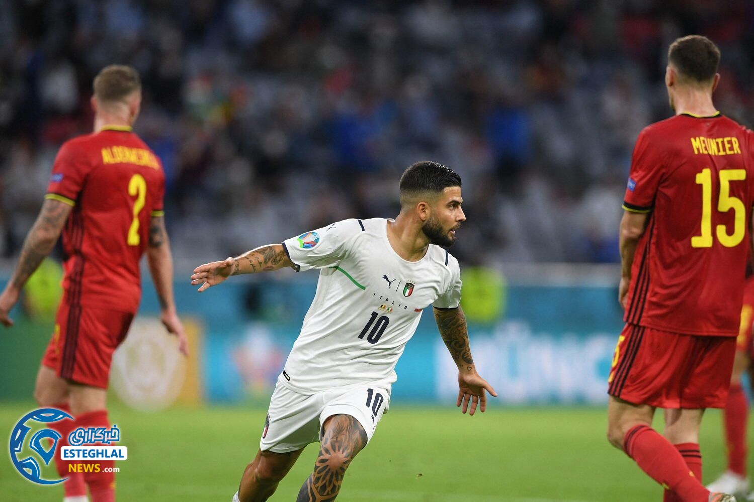 بلژیک 1-2 ایتالیا