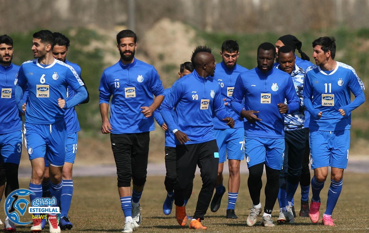 تمرین استقلال 25 بهمن  ماه 97