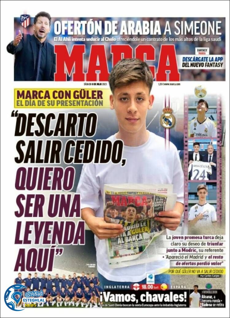 روزنامه ورزشی مارکا شنبه 17 تیر 1402 