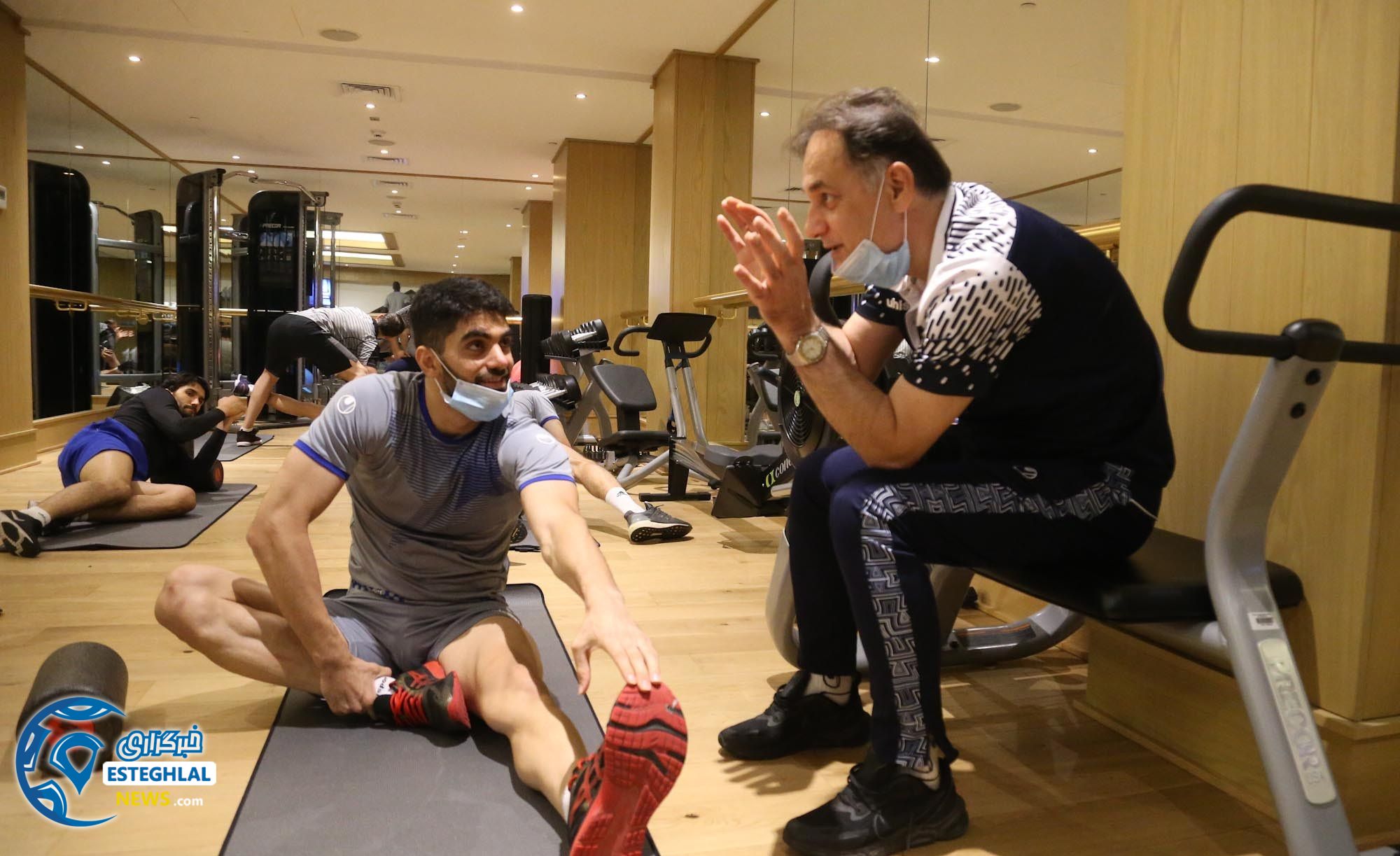 تمرین استقلال در دوحه