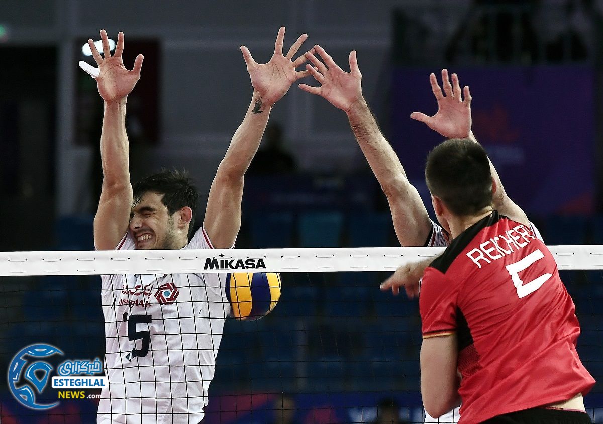 دیدار تیم ملی والیبال ایران و آلمان