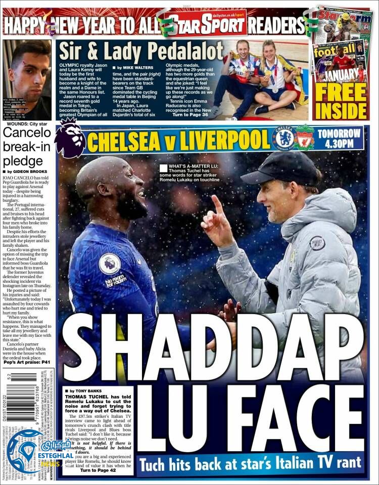 روزنامه ورزشی استار اسپورت شنبه 11 دی 1400