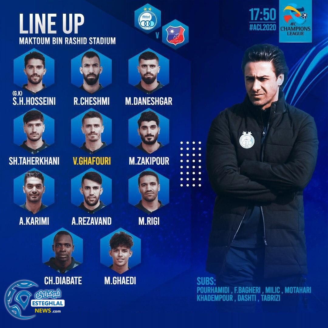 ترکیب استقلال مقابل الکویت