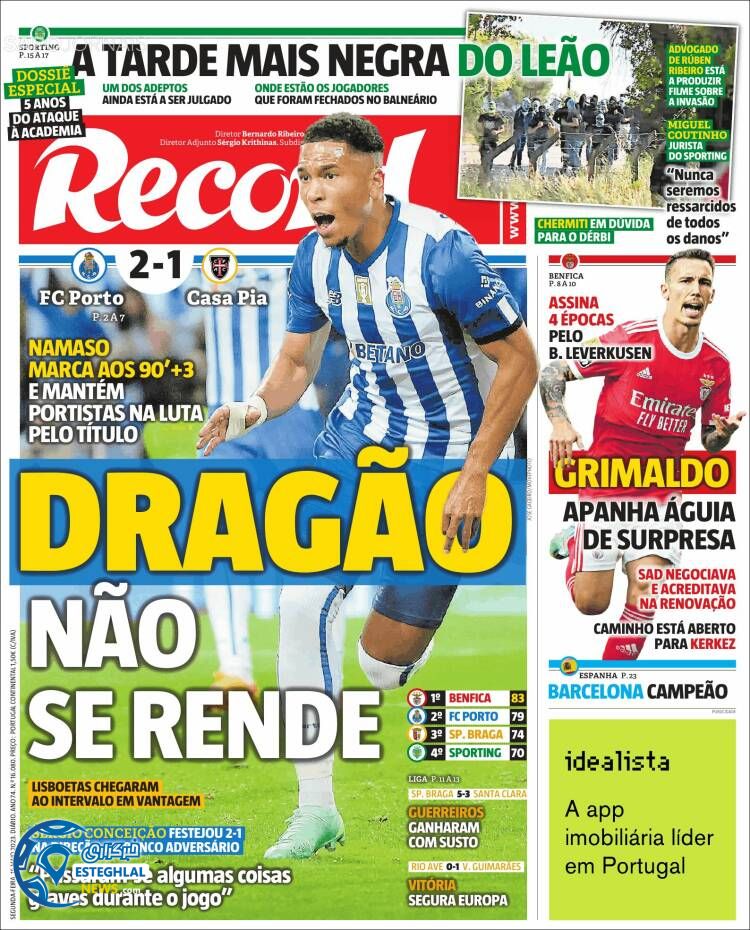 روزنامه ورزشی رکورد دوشنبه 25 اردیبهشت 1402 