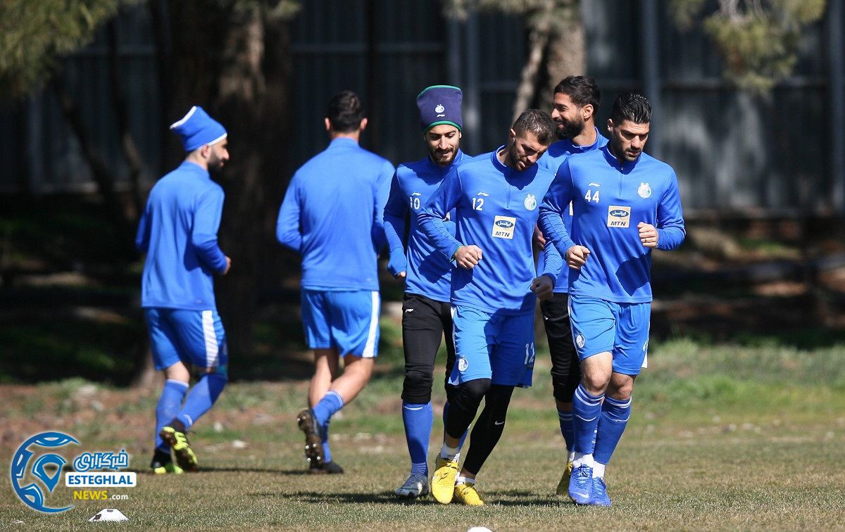 تمرین استقلال 23 بهمن  ماه 97