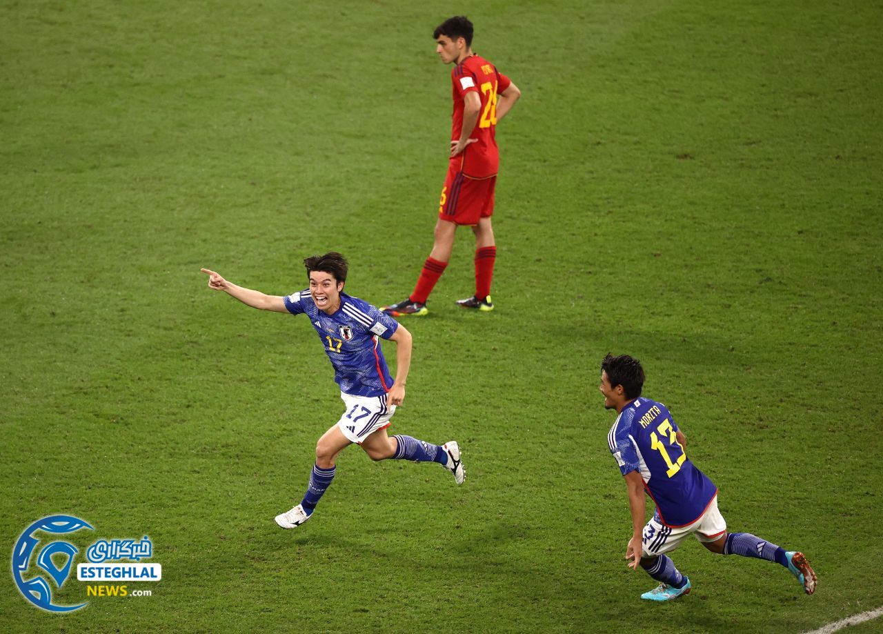 ژاپن 2-1&nbsp;اسپانیا