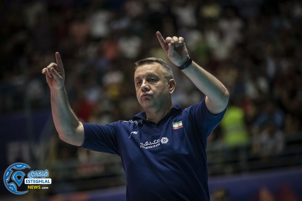 دیدار تیم های ملی والیبال ایران و فرانسه