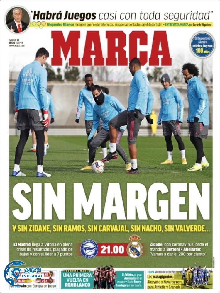 روزنامه ورزشی مارکا شنبه 4 بهمن 1399