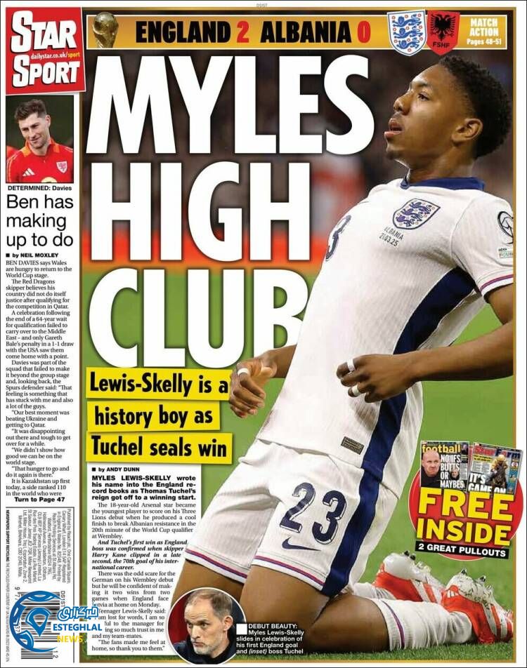 روزنامه  ورزشی  استار اسپورت شنبه 2 فروردین 1404 