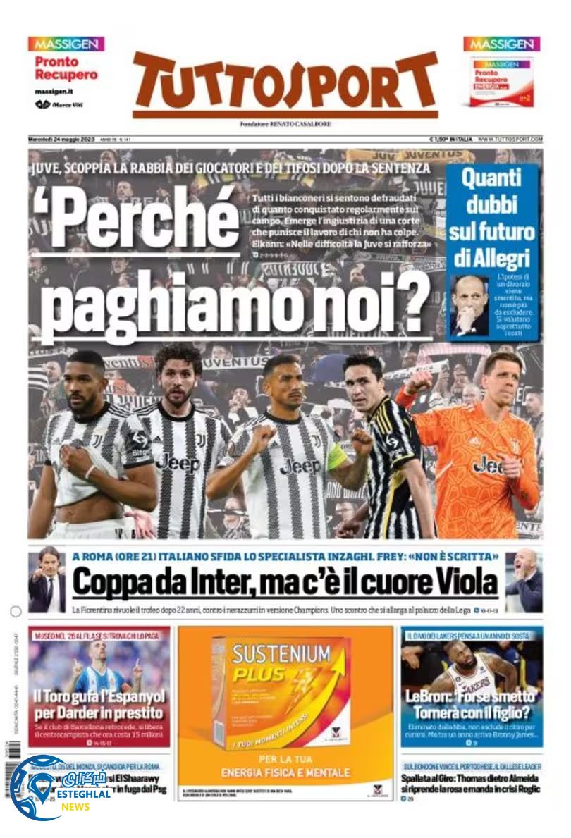 روزنامه ورزشی توتو اسپورت چهارشنبه 3 خرداد 1402 