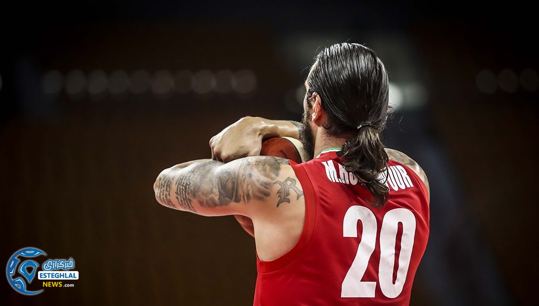 دیدار تیم ملی بسکتبال ایران و تونس