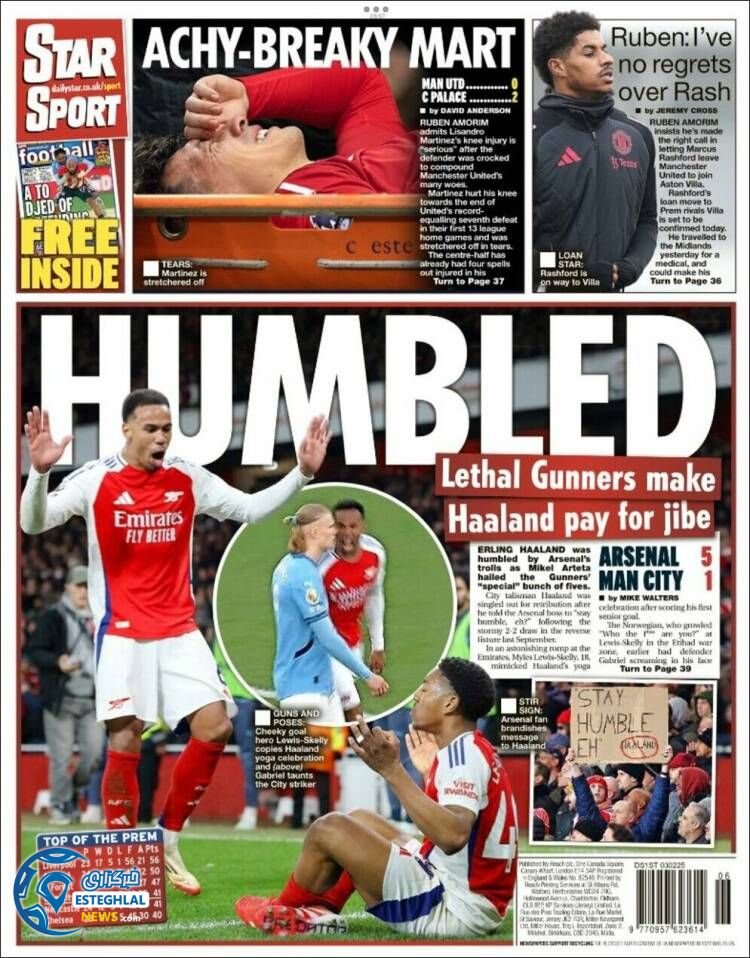 روزنامه ورزشی  استار اسپورت دوشنبه 15 بهمن 1403 