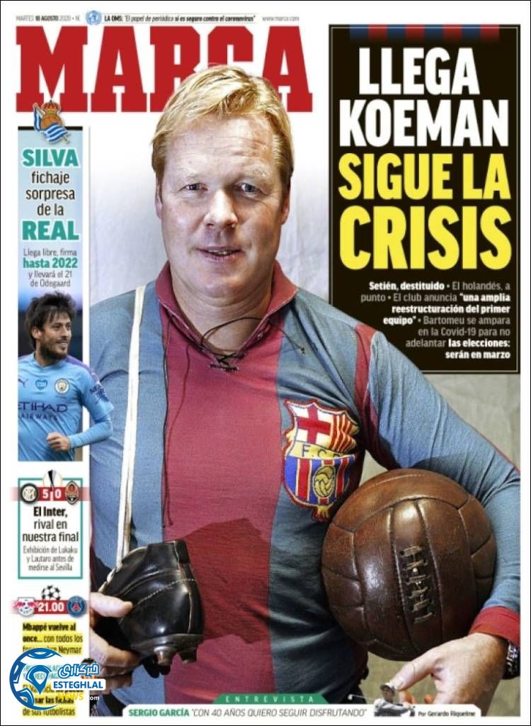 روزنامه ورزشی مارکا سه شنبه 28 مرداد 1399